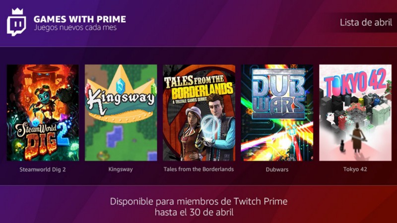 Juegos “Game with Prime” de abril