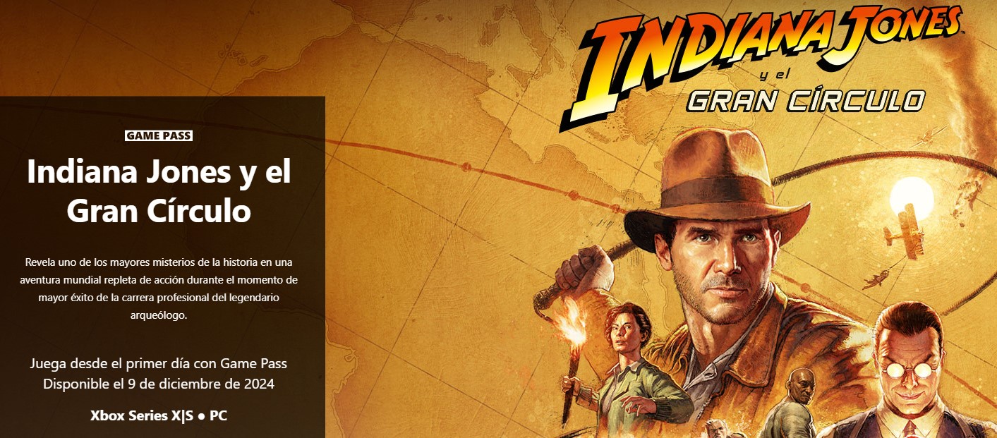 Indiana Jones y el gran circulo 2024 xbox